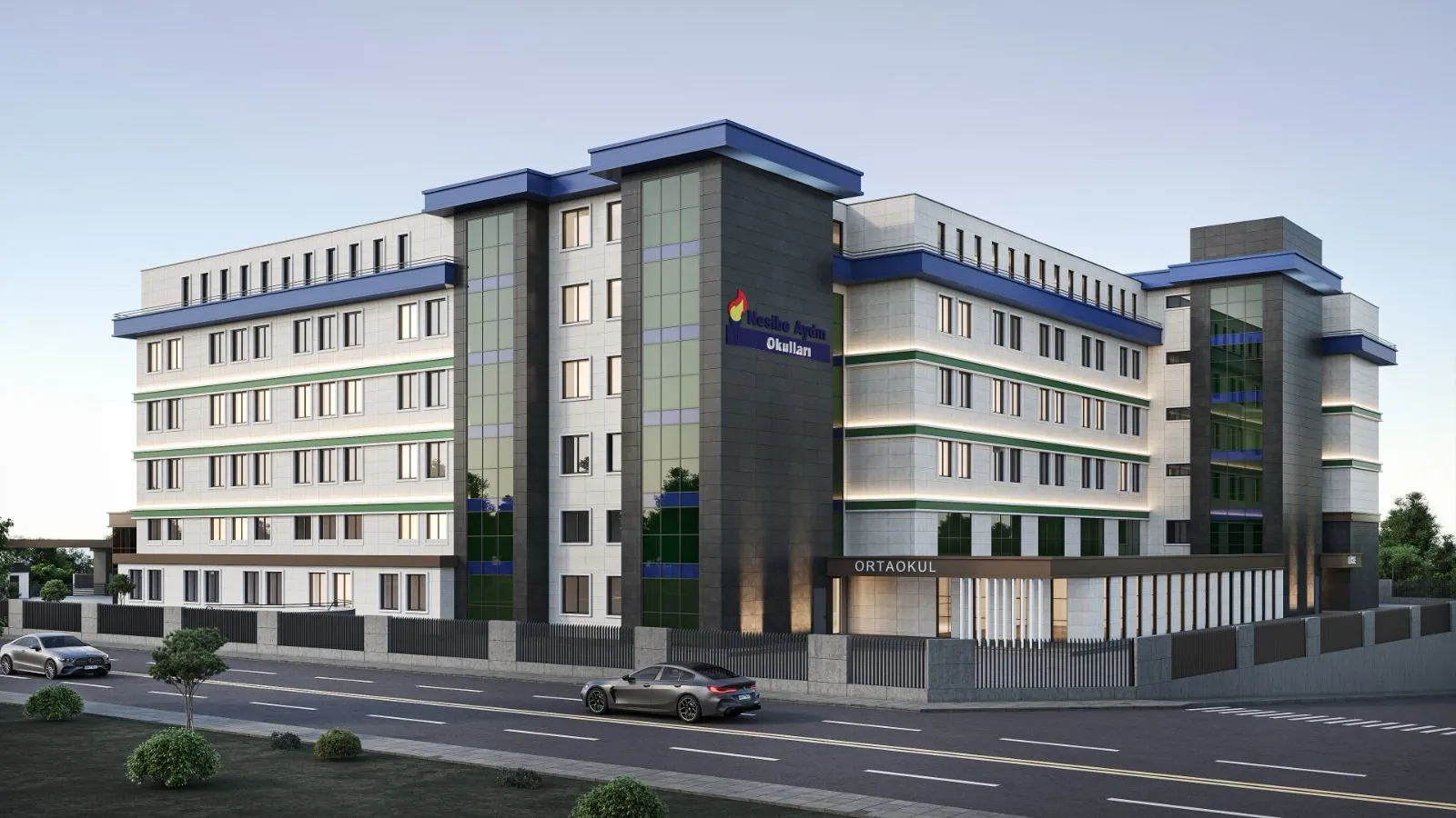Kayseri Kampüsü binasının mimari görseli