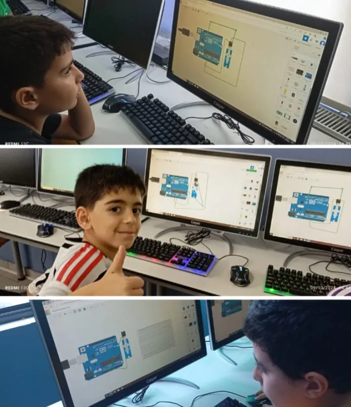 Robotik Kodlama etkinliğinden fotoğraflar